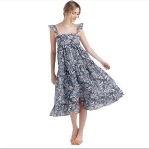 Summersalt Tiered Ruffle Midi Dress